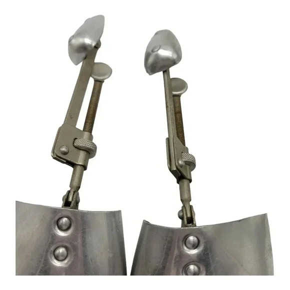 Vintage 1930's Made in England for Neiman Marcus Aluminum Shoe Trees Sz 10/11 - Picture 3 of 4